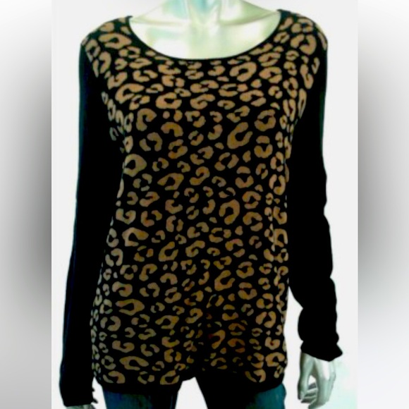 Charter Club Sweaters - Charter Club Animal Print Sweater